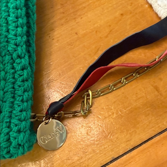 Clare V Green Crochet Shoulder Bag - Picture 2 of 4